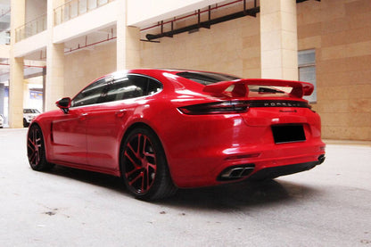 2017-2023 Porsche Panamera 971 4S/4/GTS/Turbo TA Style Trunk Spoiler - Carbonado