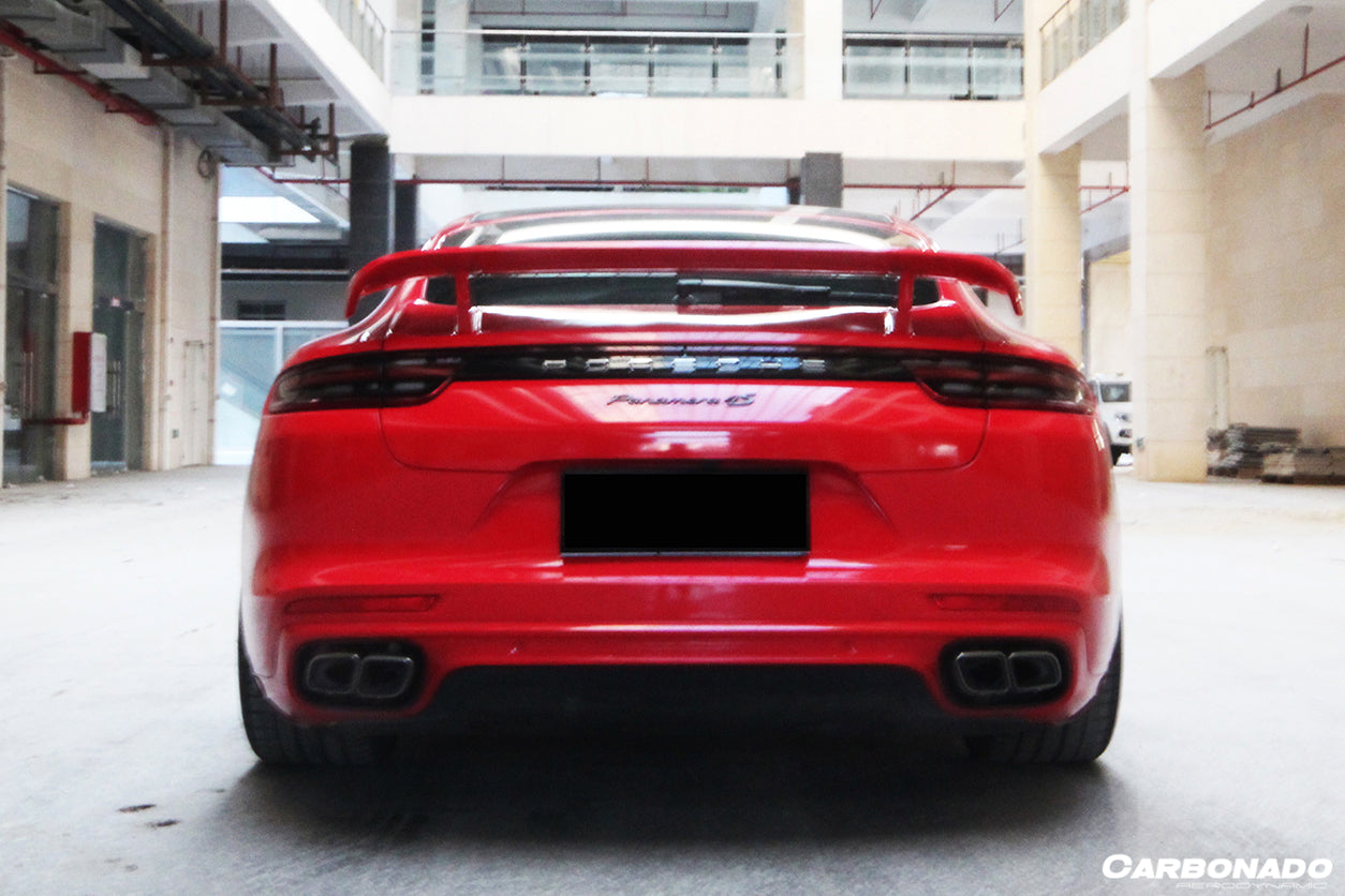 2017-2023 Porsche Panamera 971-1/971-2 TA Style Carbon Fiber Trunk Spoiler - Carbonado