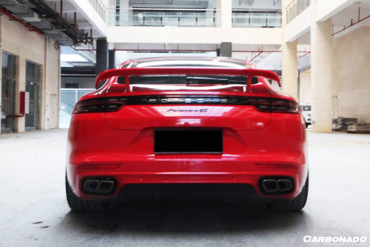 2017-2023 Porsche Panamera 971 4S/4/GTS/Turbo TA Style Trunk Spoiler - Carbonado
