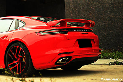 2017-2023 Porsche Panamera 971 4S/4/GTS/Turbo TA Style Trunk Spoiler - Carbonado Aero