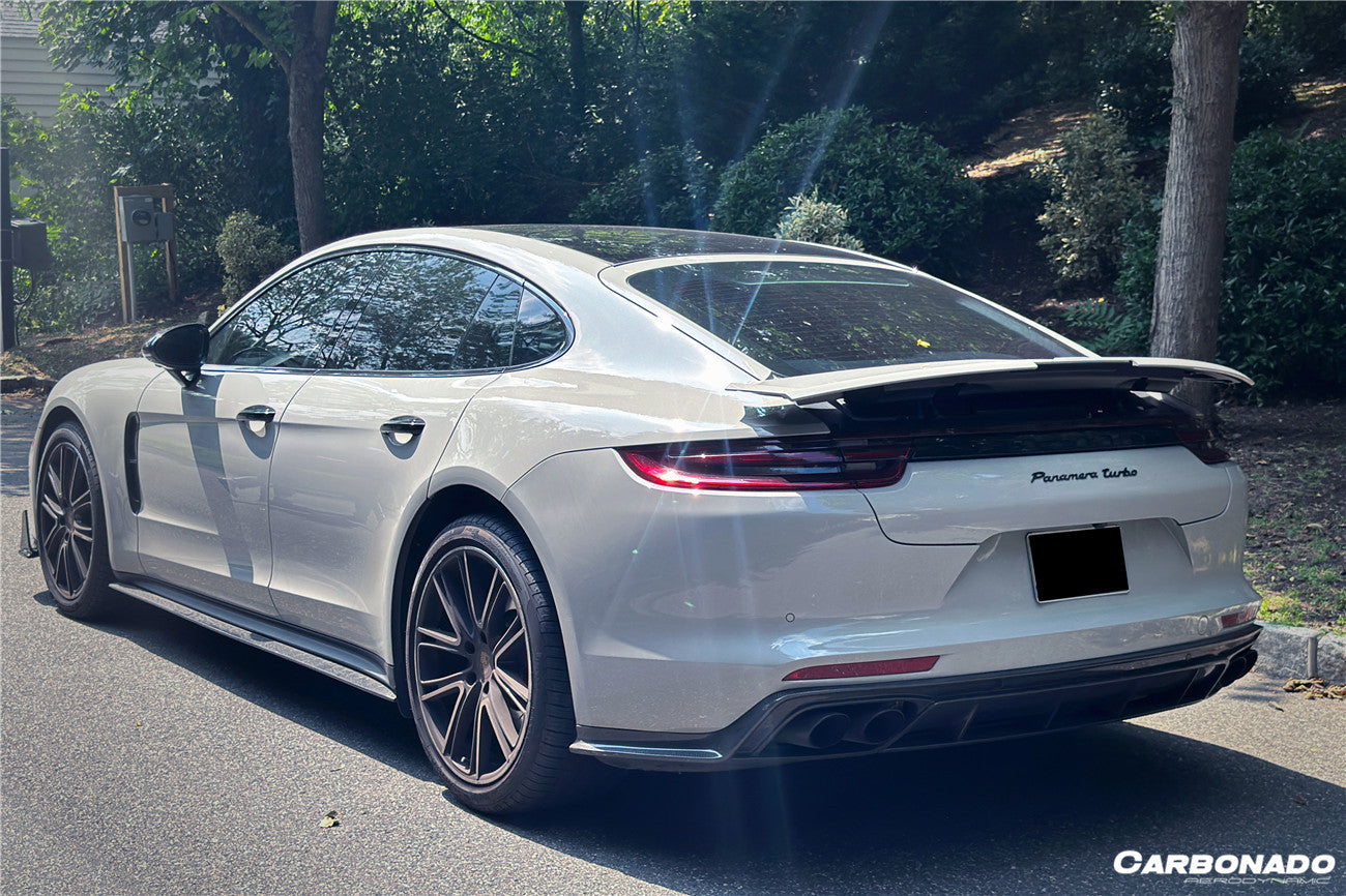 2017-2023 Porsche Panamera 971-1/971-2 OD Style Side Skirts - Carbonado