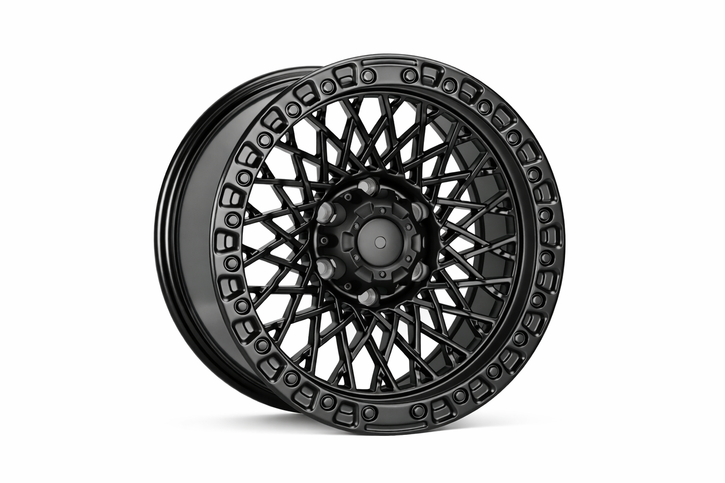 E978 Satin Black 17x9.0 ET0 6.139 - Square Set (4 Wheels)