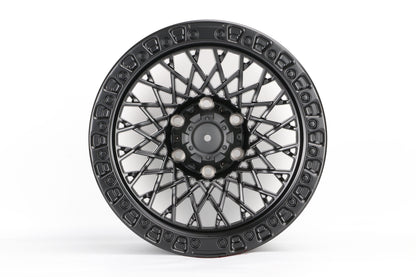 E978 Satin Black 17x9.0 ET0 6.139 - Square Set (4 Wheels)