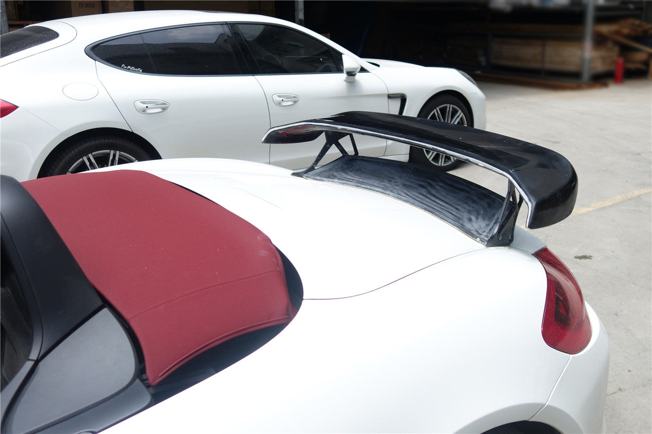 2012-2016 Porsche 981 Boxster TA Style Carbon Fiber Trunk Spoiler Wing