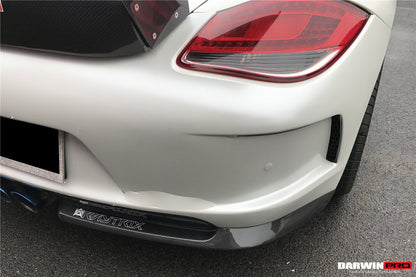 2009-2012 Porsche Boxster 987.2 GT3 Style Rear Bumper - DarwinPRO Aerodynamics