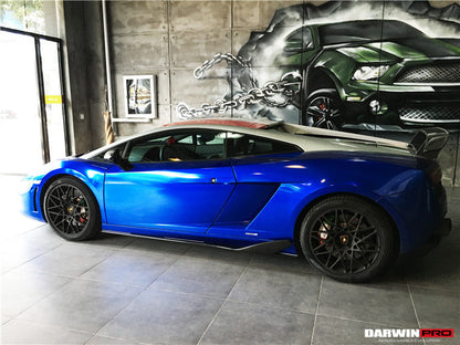 2004-2014 Lamborghini Gallardo BKSS Style Side Skirts - DarwinPRO Aerodynamics
