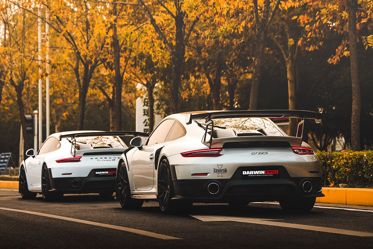 2016-2019 Porsche 911 991.2 Carrera /S/4S GT2RS Style Carbon Fiber Trunk Spoiler Wing - DarwinPRO Aerodynamics