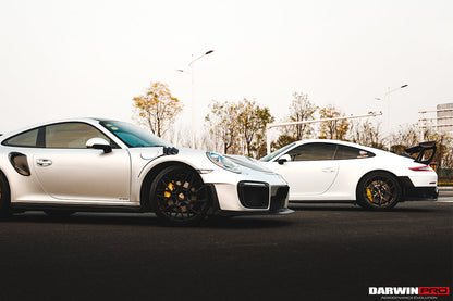 2012-2015 Porsche 911 991.1 Carrera/S Targa 4/4S GT2RS Style Partial Carbon Fiber Fender - DarwinPRO Aerodynamics