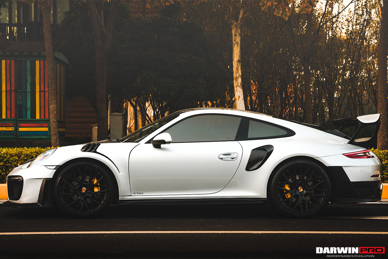 2012-2019 Porsche 911 991.1/991.2 Carrera/S GT2RS Style Carbon Fiber Quarter Panel Side Scoops - DarwinPRO Aerodynamics