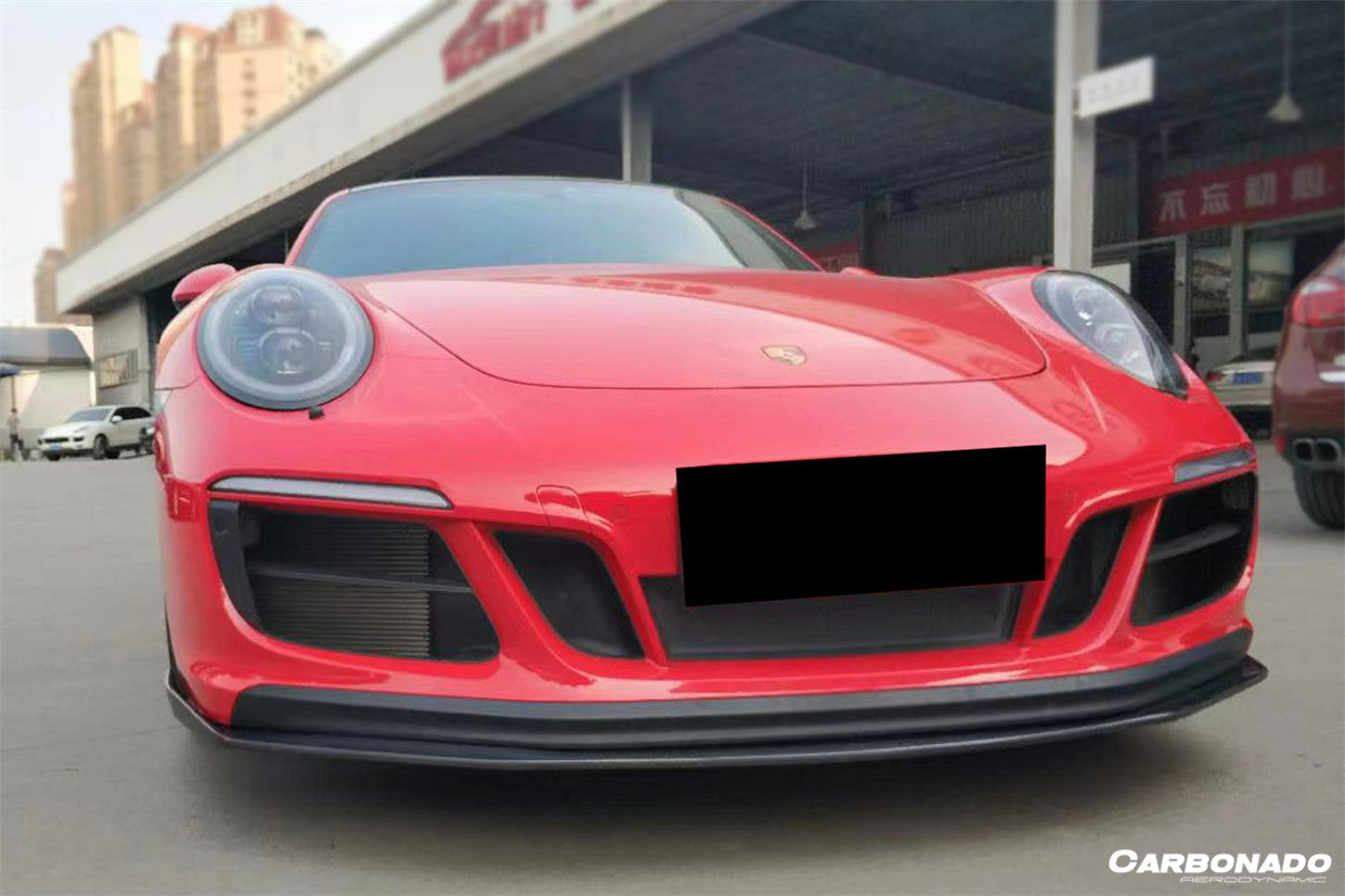 2016-2019 Porsche 911 991.2 Carrera/Targa/S/4S/GTS OD Style Front Lip - Carbonado