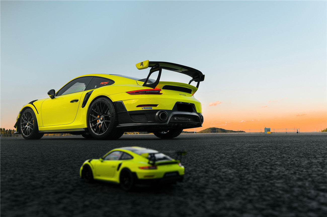 DarwinPRO 2013-2019 Porsche 911 991.1 & 991.2 Turbo & S GT2RS Style Carbon Fiber Trunk Spoiler Wing - DarwinPRO Aerodynamics