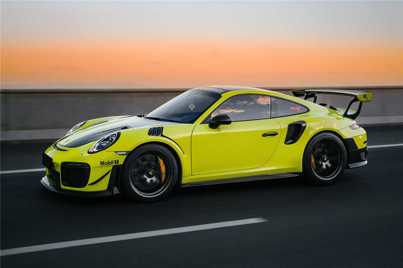2013-2019 Porsche 991 Turbo/S GT2RS Style Carbon Fiber Quarter Panel Side Scoops - DarwinPRO Aerodynamics