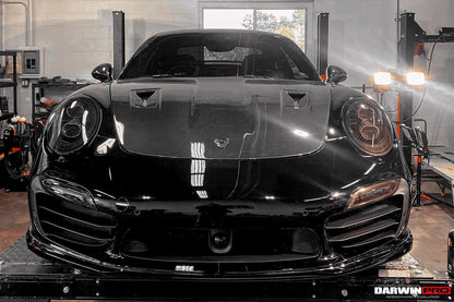 2013-2019 Porsche  991 991.1 & 991.2 Carrera, Turbo, C2, C2S, C4, C4S, Targa, GT3 GT2RS-Style Carbon Fiber Hood - DarwinPRO Aerodynamics