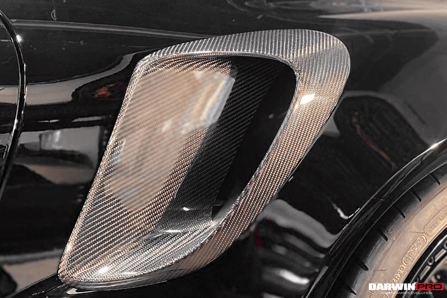 2013-2019 Porsche 991 Turbo/S GT2RS Style Carbon Fiber Quarter Panel Side Scoops - DarwinPRO Aerodynamics