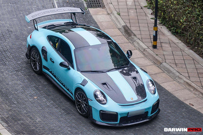 2016-2018 Porsche 911 991.2 Carrera/Targa 4/4S GT2RS Style Carbon Fiber Quarter Panel Side Scoops - DarwinPRO Aerodynamics