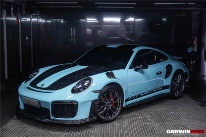 2016-2019 Porsche 911 991.2 Carrera /Targa 4/4S GT2RS Style Partial Carbon Fiber Fender - DarwinPRO Aerodynamics