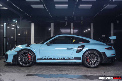 2016-2018 Porsche 911 991.2 Carrera/Targa 4/4S GT2RS Style Carbon Fiber Quarter Panel Side Scoops - DarwinPRO Aerodynamics