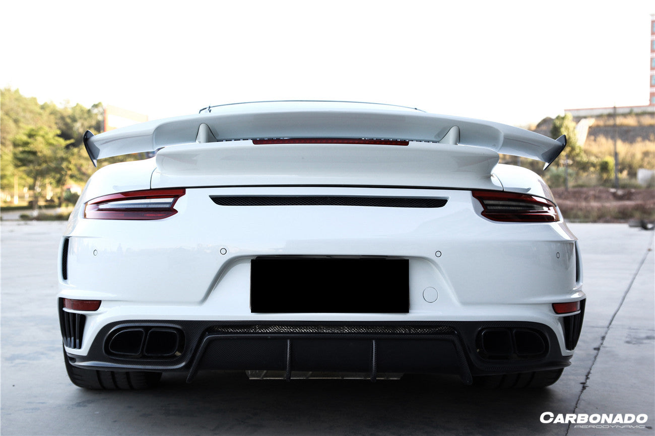 2016-2019 Porsche 911 991.2 Turbo/S TP Style Trunk Spoiler - Carbonado