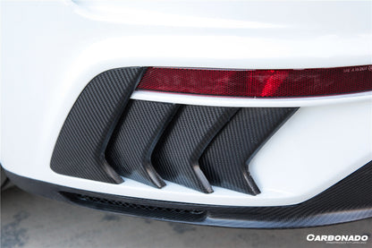 2016-2019 Porsche 911 991.2 Turbo/S TP Style Rear Bumper - Carbonado