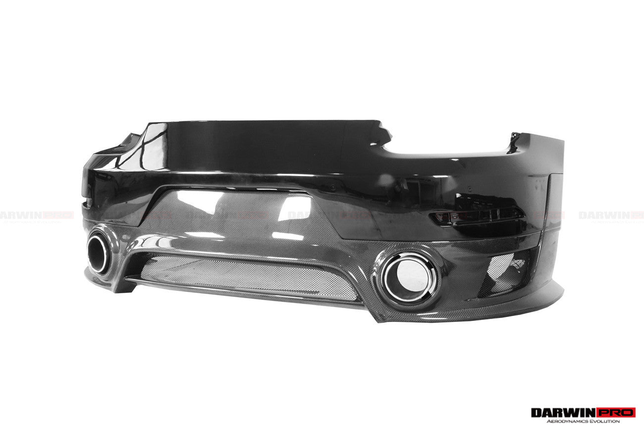 2013-2019 Porsche 911 991 Turbo/S GT2RS Style Partial Carbon Fiber Rear Bumper - DarwinPRO Aerodynamics