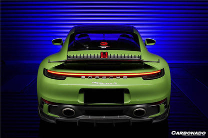 2019-2023 Porsche 911 992 Carrera/Targa S/4/4S SD-Sport Design Rear Lip (Dont Fit Normal Bumper) - Carbonado