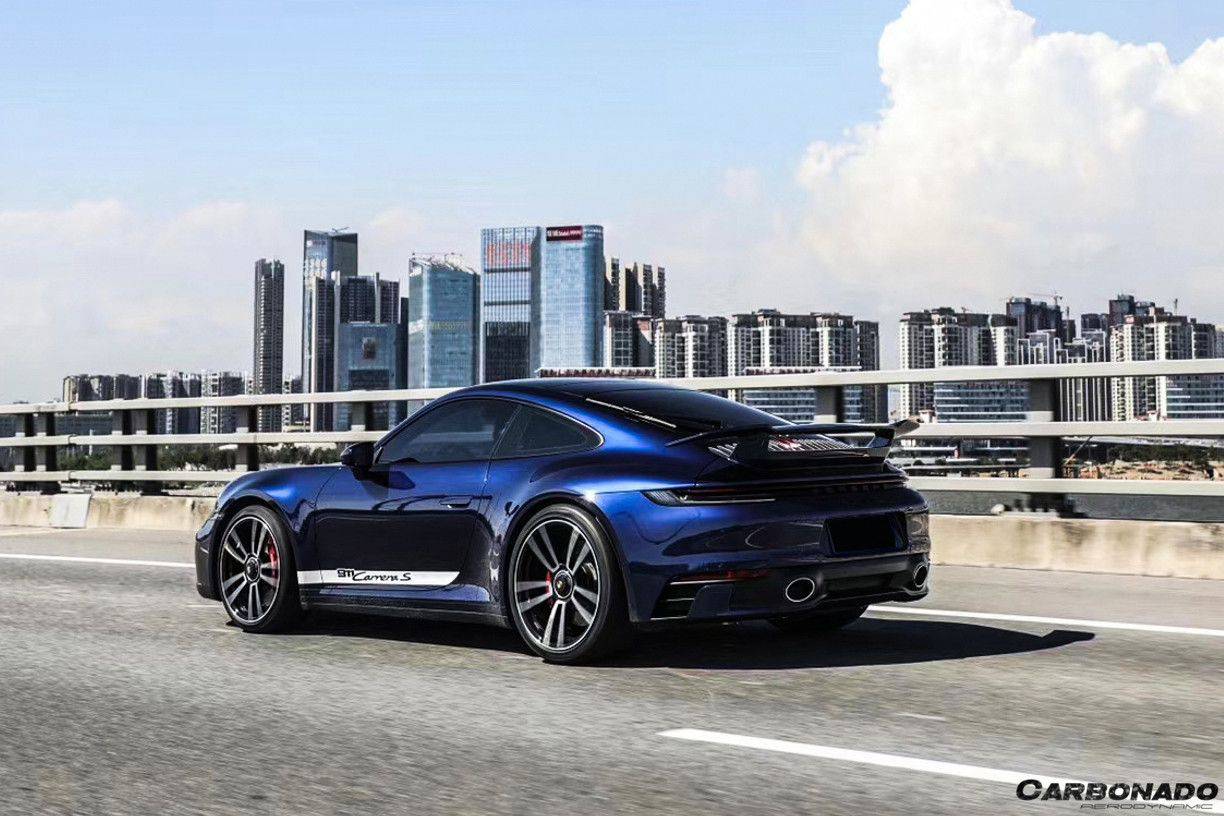 2019-2023 Porsche 911 992 Carrera & S & 4 & 4S SD Style Trunk Spoiler Wing - Carbonado