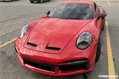 2019-2024 Porsche 911 992 Carrera & S & 4 & 4S & Targa & Turbo S GT3 Style Hood - Carbonado