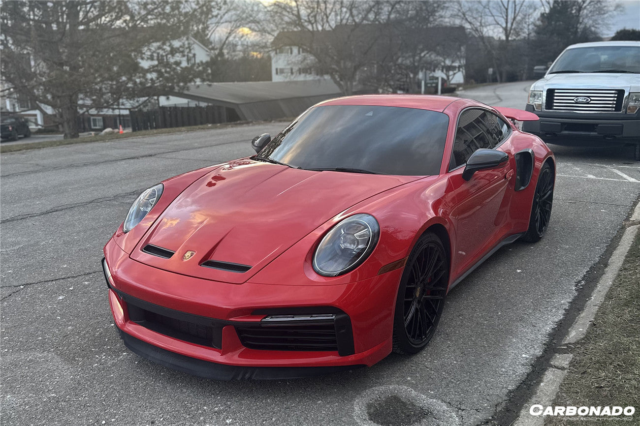 2019-2024 Porsche 911 992 Carrera & S & 4 & 4S & Targa & Turbo S GT3 Style Hood - Carbonado