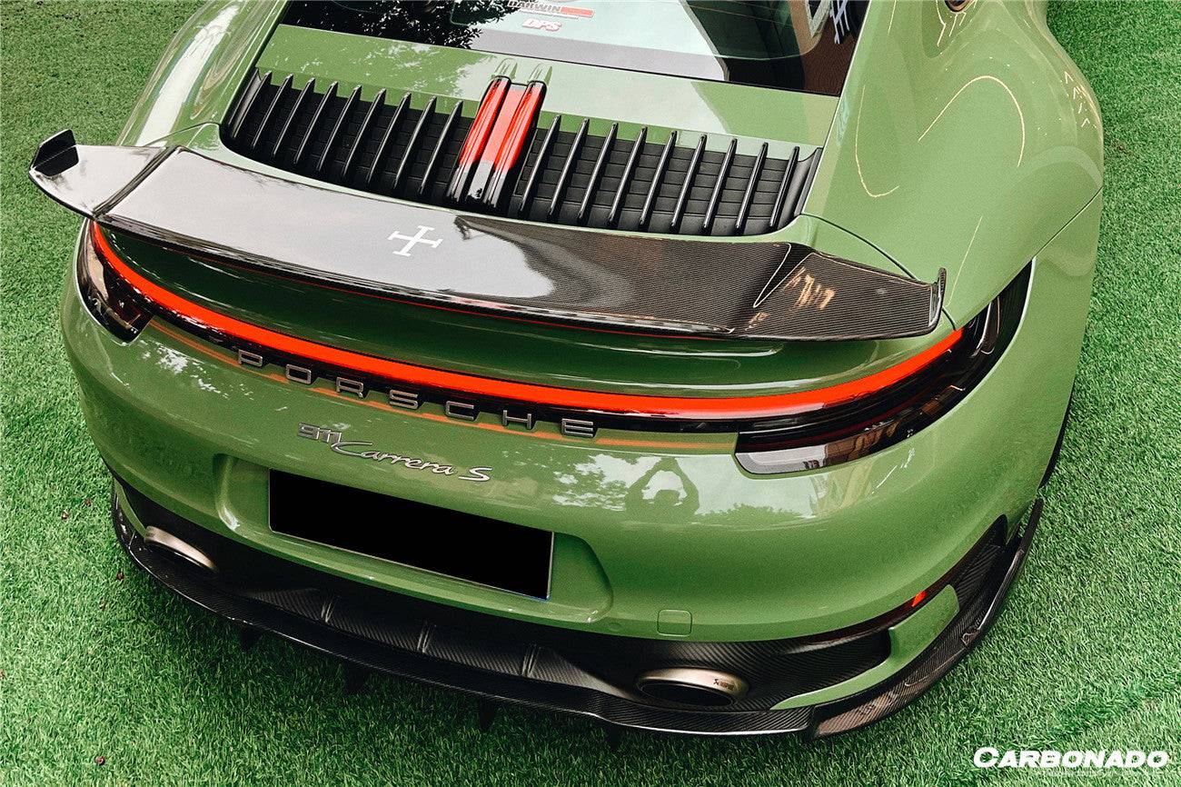 2019-2023 Porsche 911 992 Carrera/Targa S/4/4S SD-Sport Design Rear Lip (Dont Fit Normal Bumper) - Carbonado Aero