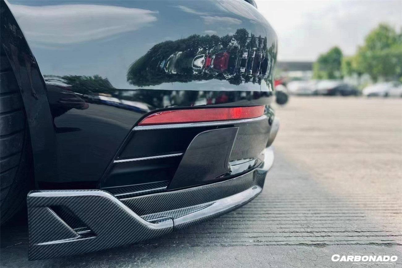 2019-2023 Porsche 911 992 Carrera/Targa S/4/4S SD-Sport Design Rear Lip (Dont Fit Normal Bumper) - Carbonado Aero