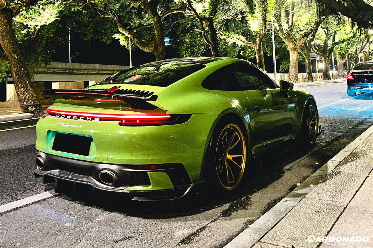 2019-2023 Porsche 911 992 Carrera/Targa S/4/4S SD-Sport Design Rear Lip (Dont Fit Normal Bumper) - Carbonado Aero