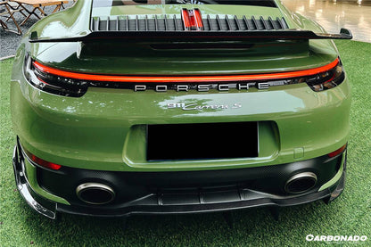 2019-2023 Porsche 911 992 Carrera/Targa S/4/4S SD-Sport Design Rear Lip (Dont Fit Normal Bumper) - Carbonado Aero