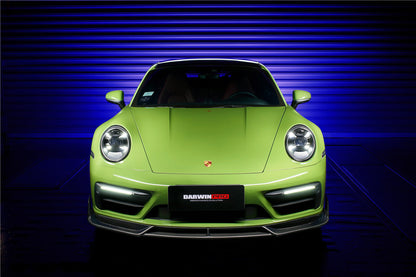 2019-2023 Porsche 911 992 Carrera/Targa S/4/4S SD-Sport Design Modl BKSS Style Front Lip - DarwinPRO Aerodynamics