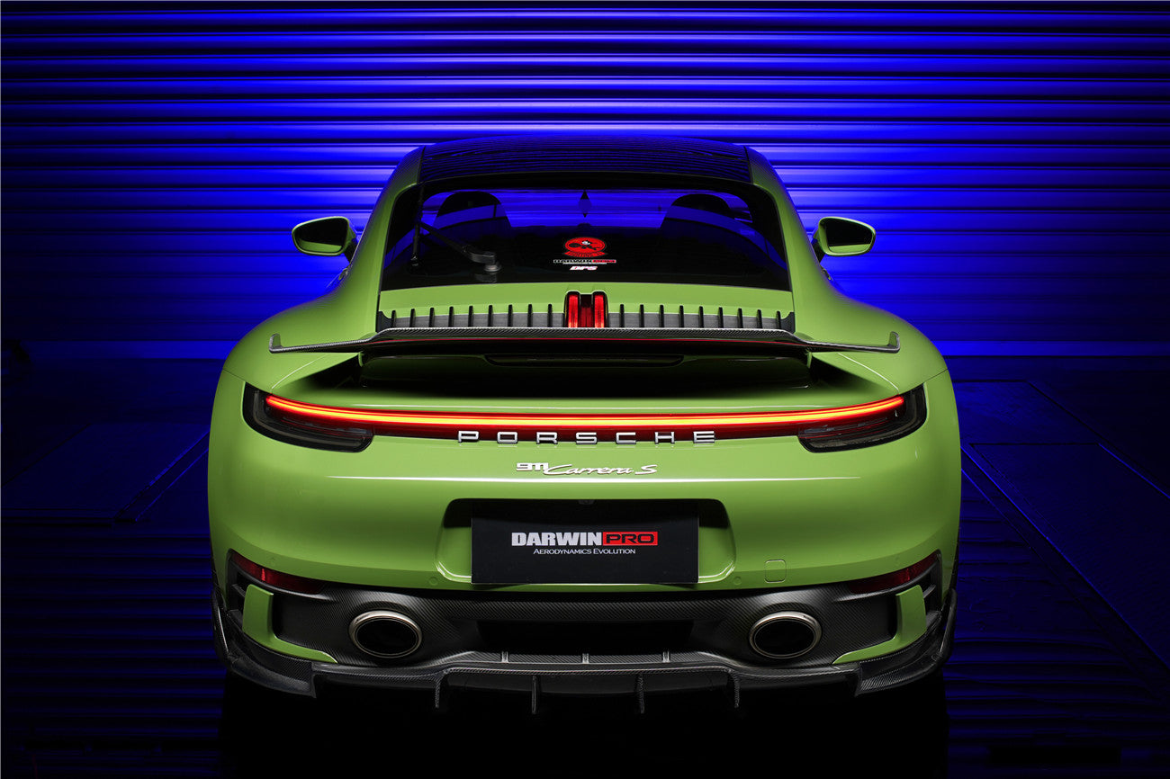DarwinPRO 2019-2023 Porsche 911 992 Carrera & Targa S & 4 & 4S SD-Sport Design Modl BKSS Style Rear Lip - DarwinPRO Aerodynamics