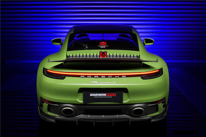 DarwinPRO 2019-2023 Porsche 911 992 Carrera & Targa S & 4 & 4S SD-Sport Design Modl BKSS Style Rear Lip - DarwinPRO Aerodynamics