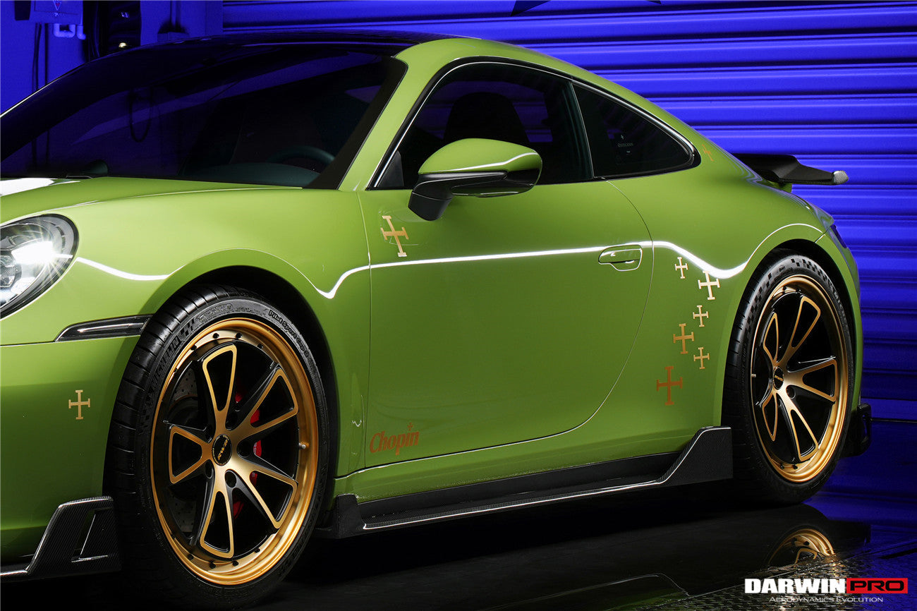 2019-2023 Porsche 911 992 Carrera S/4/4S/Targa/Cabriolet BKSS Style Side Skirts - DarwinPRO Aerodynamics