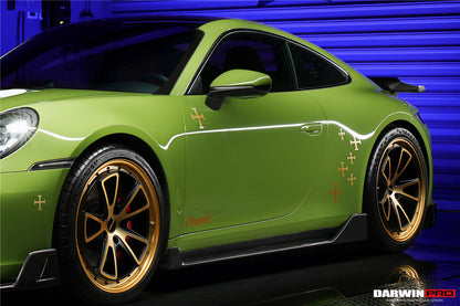 2019-2023 Porsche 911 992 Carrera S/4/4S/Targa/Cabriolet BKSS Style Side Skirts - DarwinPRO Aerodynamics