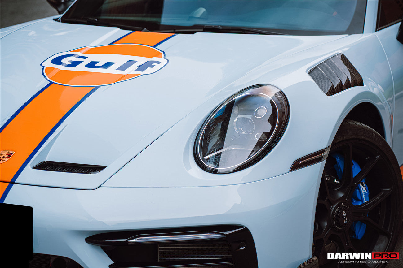 2019-2023 Porsche 911 992 Carrera S/4/4S/Targa/Cabriolet BKSS Style Front Fender - DarwinPRO Aerodynamics