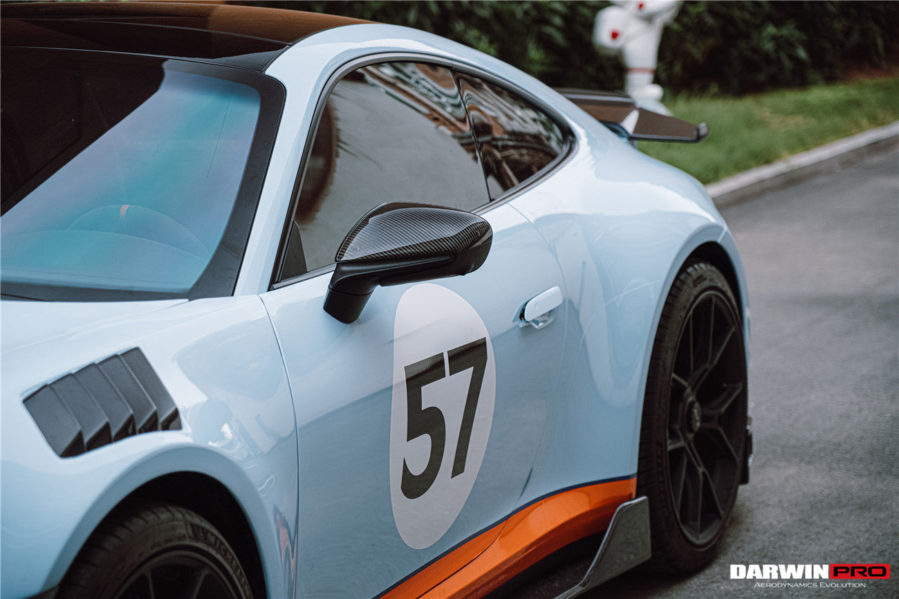 2019-2023 Porsche 911 992 Carrera/Targa/Turbo/Cabriolet OE Style Mirror Housing Replacement - DarwinPRO Aerodynamics