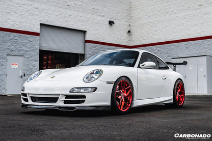 2005-2008 Porsche 911 997.1 Carrera & S & 4S EM Style Front Lip - Carbonado