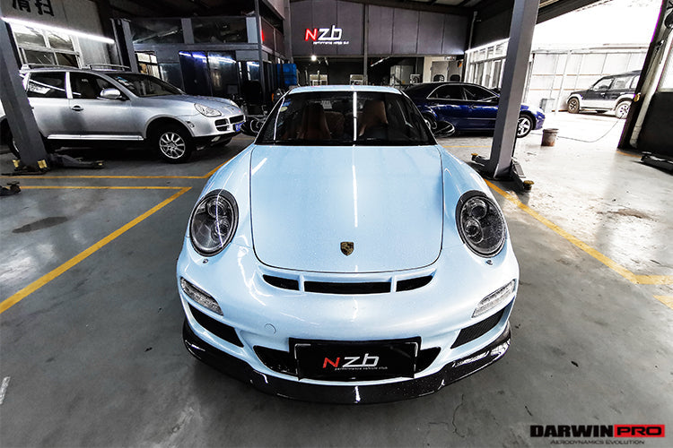 2009-2012 Porsche 911 997.2 Carrera/S/4S GT3 Style Front Bumper - DarwinPRO Aerodynamics