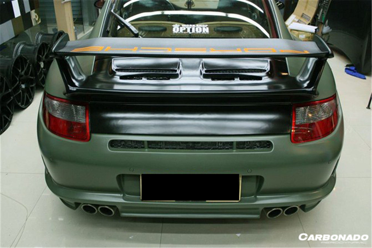 2005-2012 Porsche 911 997 Carrera & S GT3 Style Trunk Spoiler Wing - Carbonado
