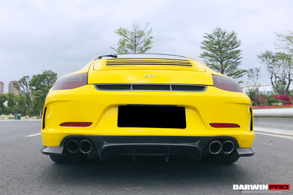 2009-2012 Porsche 911 997.2 Carrera/S 991GT3 Style Rear Bumper - DarwinPRO Aerodynamics
