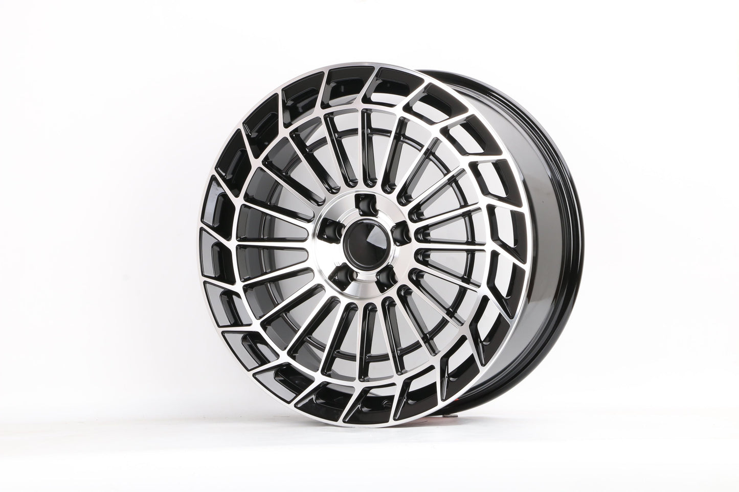 E040 Black Machined Face 19x8.0 ET30 5x114.3 - Square Set (4 Wheels)