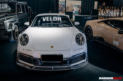2019-2023 Porsche 911 992 Carrera S/4/4S/Targa/Cabriolet BKSS Style Front Middle Lip - DarwinPRO Aerodynamics