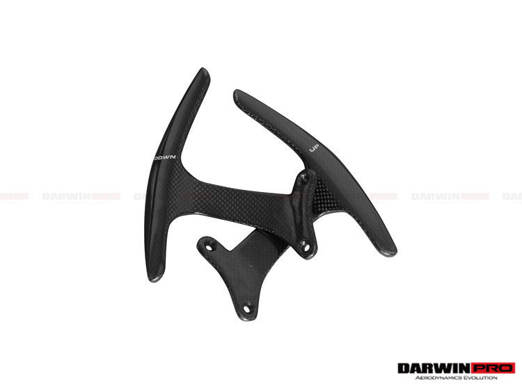 2015-2020 Ferrari 488 GTB/Spyder Dry Carbon Fiber Paddles Shift - DarwinPRO Aerodynamics