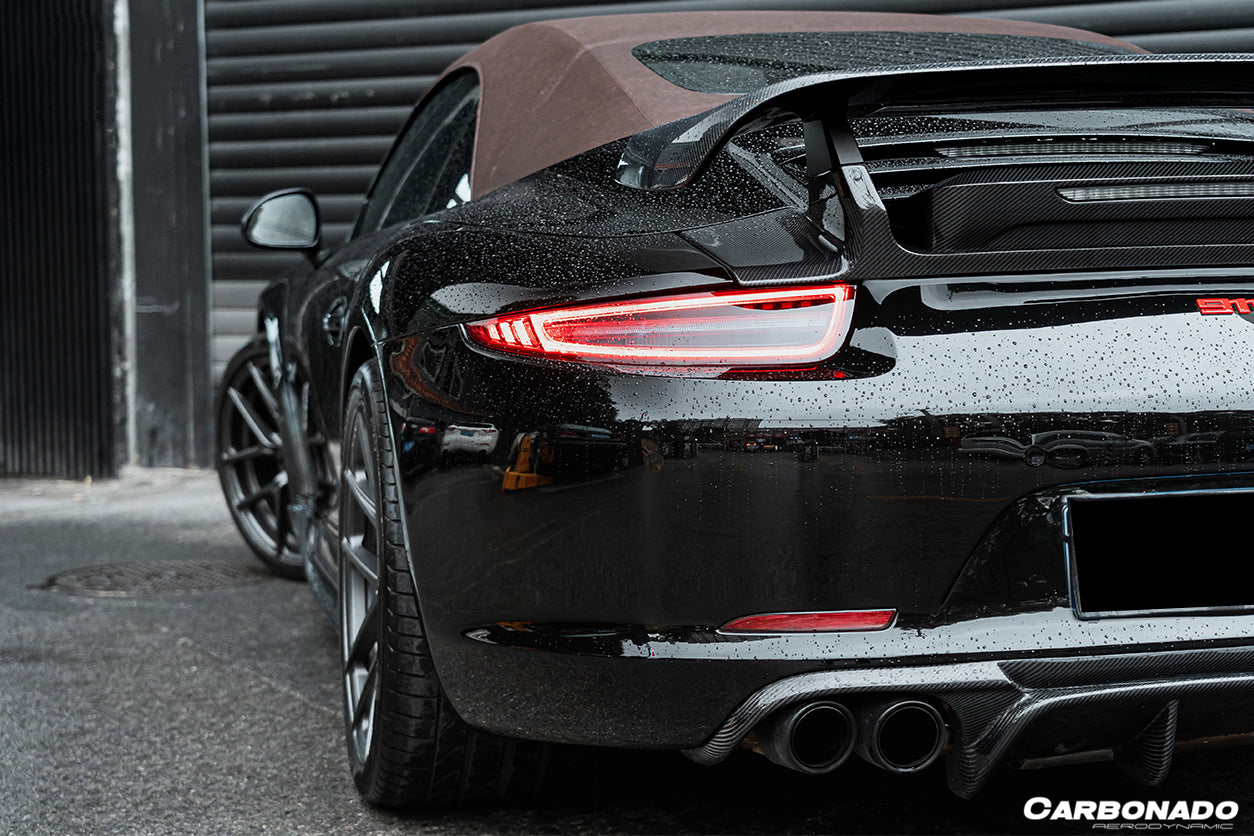 2012-2015 Porsche 911 991.1 Carrera/S/4S/GTS VRS-2 Style Rear Diffuser - Carbonado