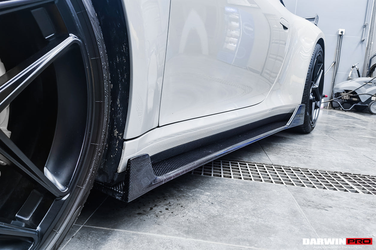 2019-2023 Porsche 911 992 Carrera S/4/4S/Targa/Cabriolet BKSS Style Side Skirts - DarwinPRO Aerodynamics