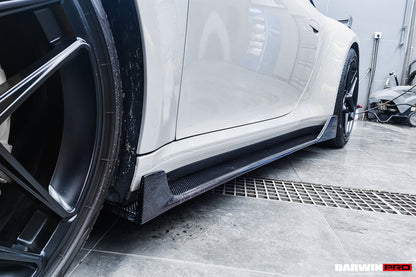 2019-2023 Porsche 911 992 Carrera S/4/4S/Targa/Cabriolet BKSS Style Side Skirts - DarwinPRO Aerodynamics