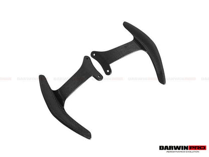 2015-2020 Ferrari 488 GTB/Spyder Dry Carbon Fiber Paddles Shift - DarwinPRO Aerodynamics